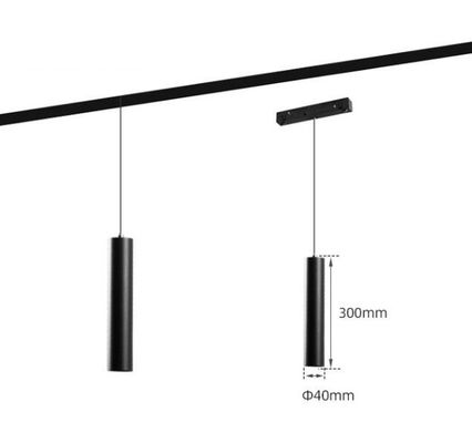 Lampade a sospensione da soffitto 12w lampade a sospensione 40*300mm 48v lampade a trazione magnetica a led