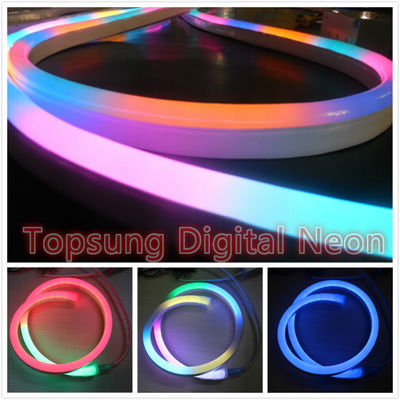 Magico RGB LED neon luci 24V luci di Natale digitali tubo neon led flessibile