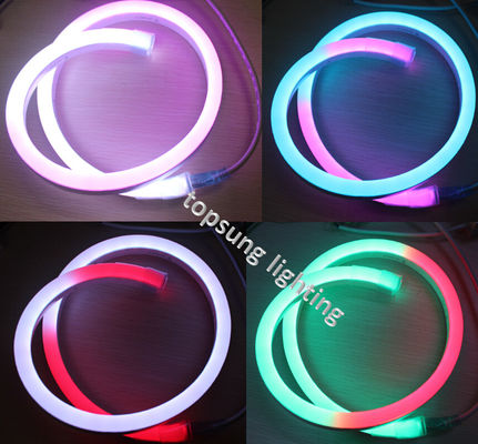 24V cambiamento di colore RGB digitale LED luce al neon flessibile per decorazioni