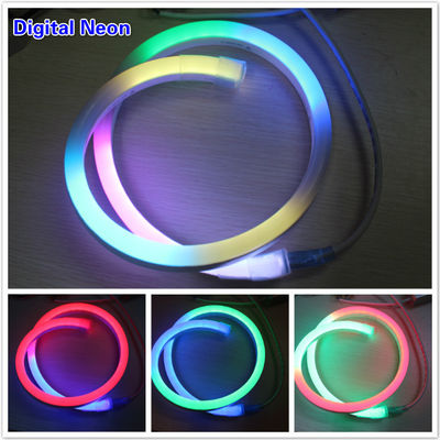 24v dinamica digitale flessibile neon LED luci a strisce colorate digitale led neon luce in vendita