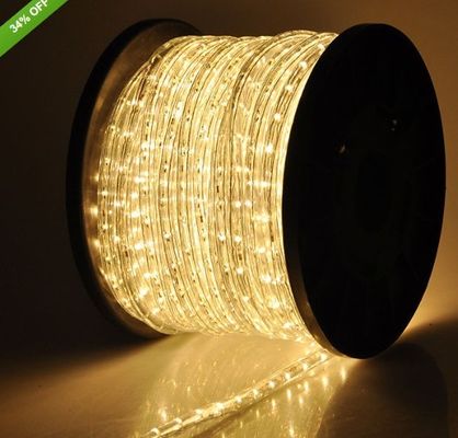 2 fili caldo bianco di Natale impermeabile LED corda luce all'aperto