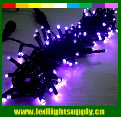 Lampade in PVC resistenti da 100 a 12V a LED per illuminazione a stringa bianca calda per esterni