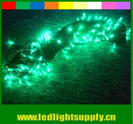 Lampade in PVC resistenti da 100 a 12V a LED per illuminazione a stringa bianca calda per esterni