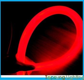 vendita a caldo ip67 impermeabile 110v neon rosso luce flessibile impermeabile per esterni