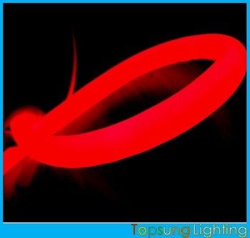 luce a fluorescenza a neon rosso brillante 220v 25mm per decorazioni esterne