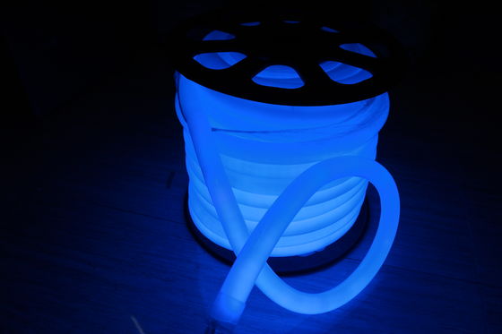 blu luce a neon 360 volte 24v 100leds/m per all'aperto diametro rotondo 25mm