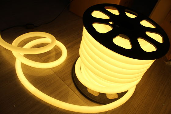 efficienza energetica 24v 25mm 360 gradi rotondo caldo bianco ip67 led neon luci flessibili nastro