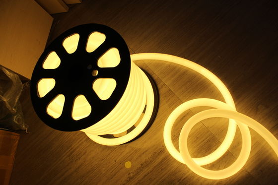 risparmio energetico 110v luce fluida a LED neon bianco caldo 360 rotondo 25m bobina per casa
