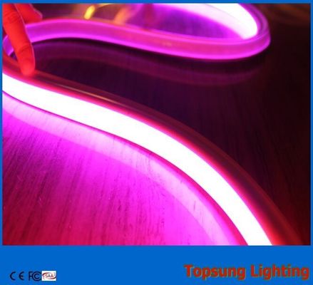 vendita calda 16x16.5mm quadrato impermeabile 110v viola LED neon luce flessibile
