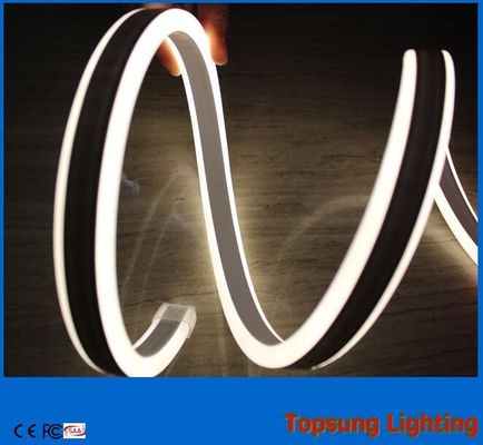 110v bianco doppio lato flessibile LED neon luce PVC per edifici