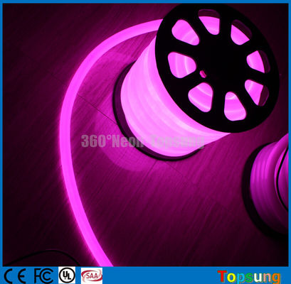 82-piedi bobina 24V 360 gradi viola LED luci al neon per camere di 25 mm di diametro rotondo ingrosso