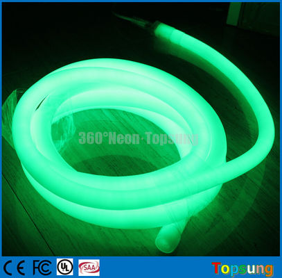 25m roll green pvc 360 gradi led neon flex per ponte