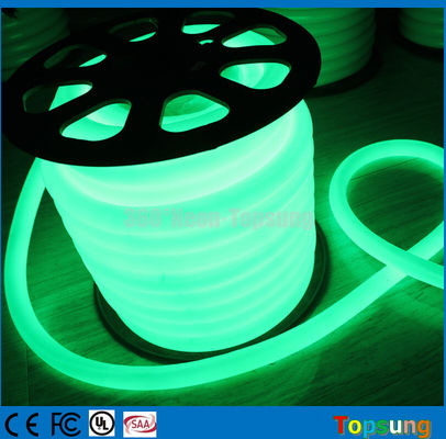 30m spirale verde 24v 360 gradi led neon corda luce per lettura