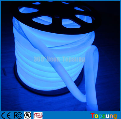 Spirale da 82' 12V 360 gradi tubo di neon a LED blu rotondo flessibile per piscina