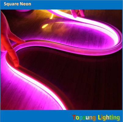 220v rosa LED Neon Flex Rope Light 16*16m Facile installazione