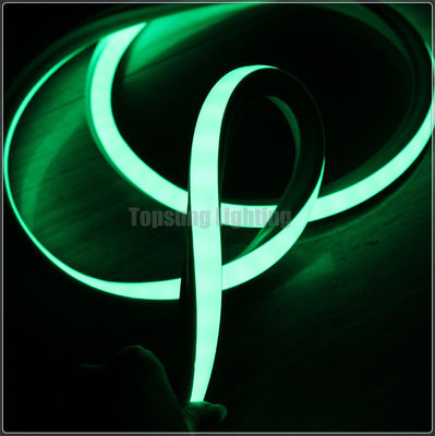 Incredibilmente verde luminoso piatto 12v 16*16m flessibile luce al neon LED per la decorazione