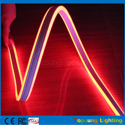 230V doppio lato LED neon flex colore rosso per segnali