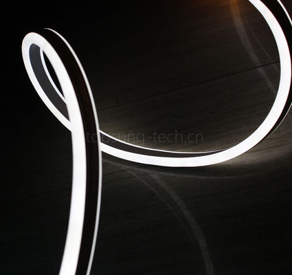 2016 nuovo 230V doppio lato bianco led neon corda flessibile per esterni