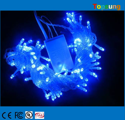 10m connessibile anti freddo blu LED strings luci 100 lampadine IP65