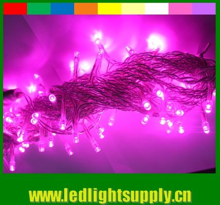 127v LED viola luce esterna a corda impermeabile 100 led Topsung Lighting