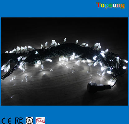 Illuminazione a stringa LED bianca trasparente da 120v per luci per la decorazione di nozze per le vacanze