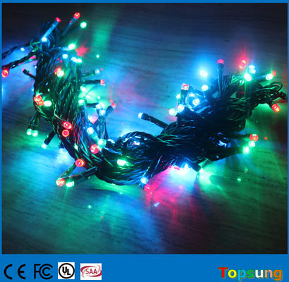200 led twinkle rgb led string ip65 con controller per decorazioni natalizie all'aperto