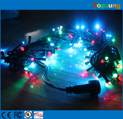 200 led twinkle rgb led string ip65 con controller per decorazioni natalizie all'aperto