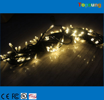 10m all'aria aperta connessibile LED luci a corda di Natale bianco caldo in vendita