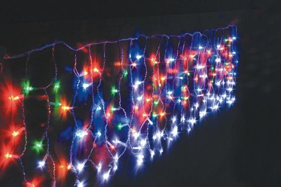 240V luci per tende di Natale esterne Anti-UV Materiale anti-tempo