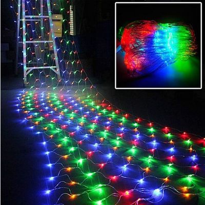 Vendita all'ingrosso luci a corda decorative di Natale a 12 V luci a rete per edifici