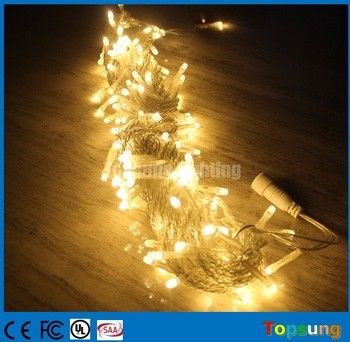 Vendita a caldo 127v caldo bianco connessibili luci a corda da favola 10m decorazione di Natale