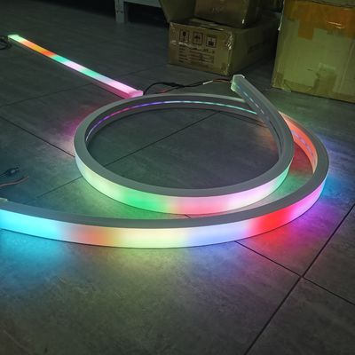 RGB Pixel LED Neon Dmx512 RGB Strips nastro led dmx neon flex neon corda 24v cuttableneonflex strisce luminose