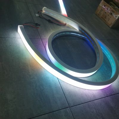 Cina Fabbrica quadrata 12v 24v Led Neon Flexible Strip Led Neon Flex luci di navigazione lichterkette tubo di neon 40mm