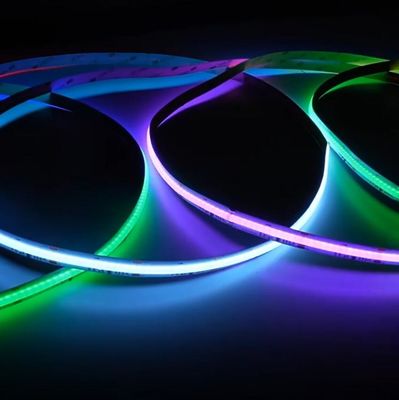 Magia colorata COB RGB LED strisce pixel 12V intelligente alta densità 720 LED / m digitale COB strisce luci