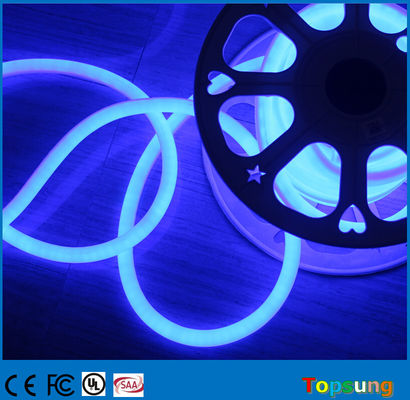 16mm 360 gradi rotondo LED tubo di neon blu luci di decorazione flessibile 24V