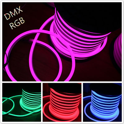 Shenzhen illuminazione a led 14 * 26mm full color changing RGB led tubo al neon DC 12V