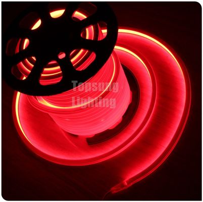 luce rossa neon flex decorativo DC 12V LED neon segno luce tubo quadrato 16 * 16mm superficie di emissione piatta IP68