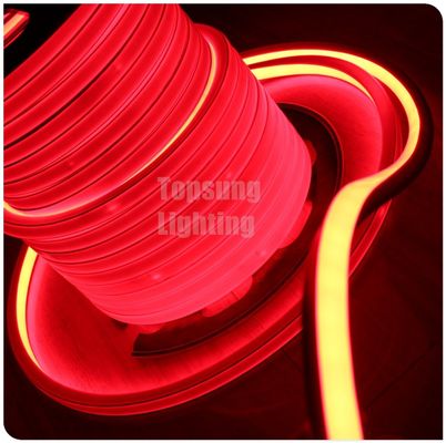 luce rossa neon flex decorativo DC 12V LED neon segno luce tubo quadrato 16 * 16mm superficie di emissione piatta IP68