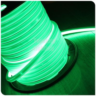 AC220V tubo a LED a neon a vista piatta 2835 SMD verde 16*16mm quadrato neon flex