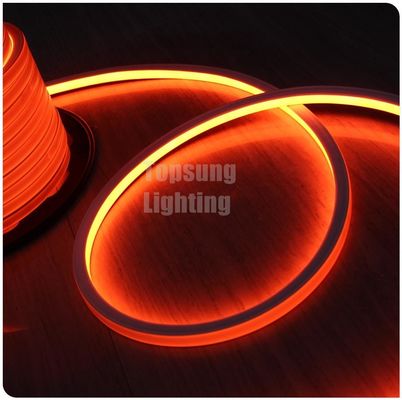 IP68 resistente all'acqua LED neon flex per decorazioni esterne 16*16mm corda a neon quadrata DC 24V arancione