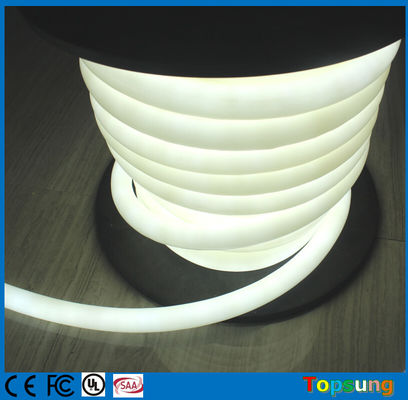 25M bobina 360 gradi luce a neon bianca a LED flessibile 12V per stanza