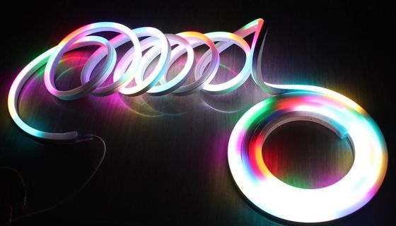 Luce esterna di decorazione RGB DMX digitale LED neon flex luci 10 pixel per metro