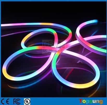 24v tubo di neon a led digitale flex rgb cinta di filo a corda che cambia colore 60SMD/M