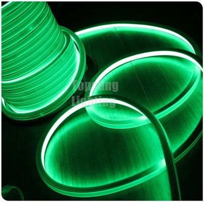 Hot selling lunghezza di vita 110v verde led neon quadrato luci ip67 pvc per camere