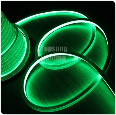 Hot selling lunghezza di vita 110v verde led neon quadrato luci ip67 pvc per camere