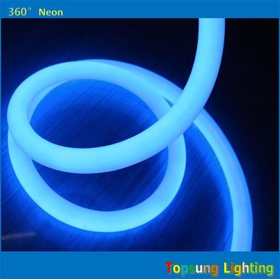 25M bobina 12V blu 360 gradi LED neon corda luce per la stanza