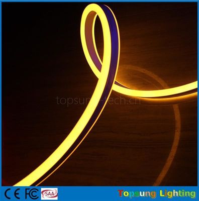 vendita a caldo 12V doppio lato emettendo giallo LED neon striscia flessibile per esterni