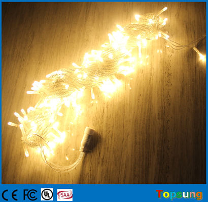Vendita a caldo 127v caldo bianco connessibili luci a corda da favola 10m decorazione di Natale