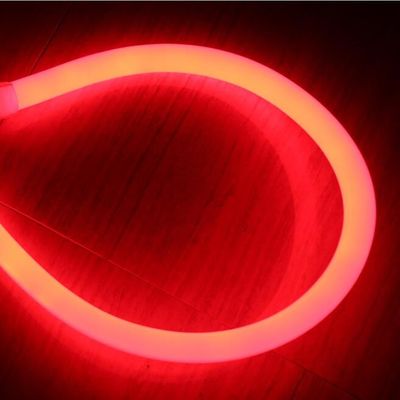 360 led luce a corda rotonda 120v luce al neon 25mm tubo in pvc flex neon sostituzione colore rosso