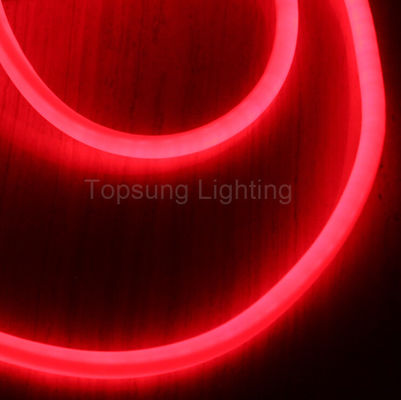 360 led luce a corda rotonda 120v luce al neon 25mm tubo in pvc flex neon sostituzione colore rosso